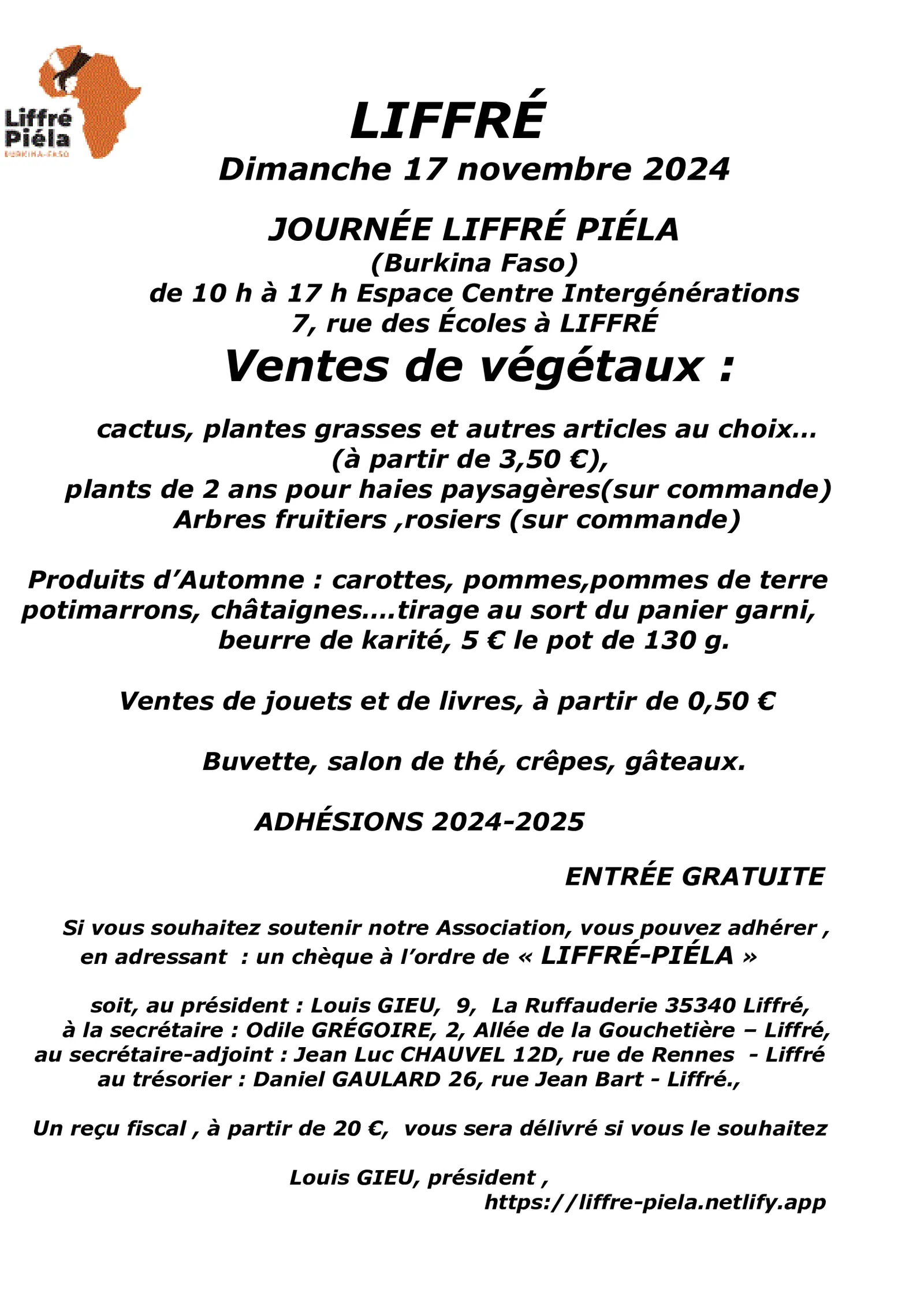 Image à la une — Fête d'automne 17 Novembre 2024